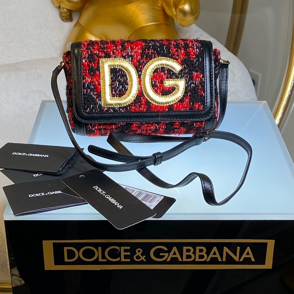 DOCLE GABBANA MINI CROCHET CROSSBODY